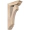 Ekena Millwork Westlake Traditional Smooth Bracket w/ Offset Brace, Douglas Fir, 5 1/2"W x 16"D x 28"H BKT0604X16X28WTL01SDF - alternate 1